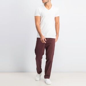 Todd Snyder Pants Men's Medium Burgundy Preppy Drawstring Side Stripe Trouser
